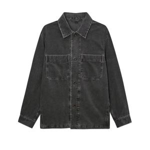 [헤지스]헤지스 그레이 코듀로이 면 긴팔캐주얼셔츠 HZSH4D573G2