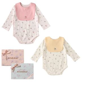 M밍크뮤D 25FW 봉봉아일렛SET바디슈트 2종 택1 신생아 백일 (35A70040120)