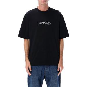 오프화이트 로고 크루넥 반팔 티셔츠 OMAA120 F25JER00C1001