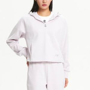 뉴발란스후드티 DQJ NBN0E4W832-26 여성 시그니처 넌기모 반집업 후드형 맨투맨(SEMI OVER FIT)