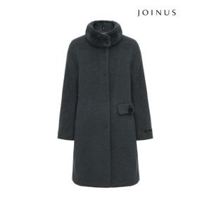 [조이너스][조이너스]알파카 밍크털 하프넥 코트-JW24CH3001861A