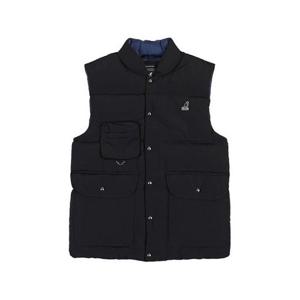 M 캉골조끼 CQK KQFC-BS61390BK 레트로코어 60/40 다운 베스트 6139 블랙