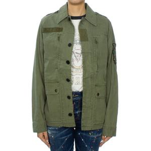 쟈딕앤볼테르 패치 밀리터리 필드 자켓 WWOW00010