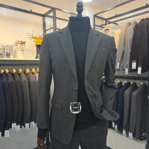 [트레몰로]남성 가을겨울용 차콜 체크정장셋트 TGNGA3F33842154