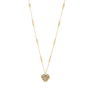 [특가/30개한정] 코치 퀼트 시그니처 하트 여성 목걸이 460426 G