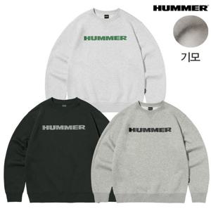 [험머][험머] 공용 험머 로고 기모 맨투맨 티셔츠_HB3SW1301M