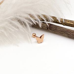 오팔하우스 14k 민자 나비 피어싱 OPDJE3881