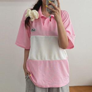 빅사이즈 506 샤이러브카라넥티셔츠 DGBU747