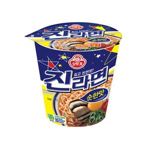 컵라면 소컵 오뚜기 진라면 순한맛 65g 15개