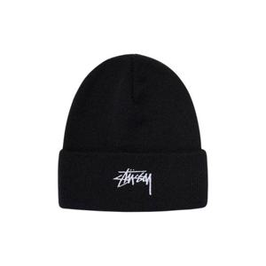 스투시 스탁 커프 비니 블랙 132935BLACK