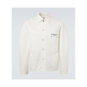 지방시 로고 코튼 캔버스 재킷 P01125569