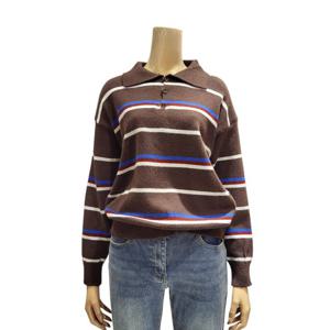 [반에이크]오픈카라 단가라 니트 VB5YKTM327Z