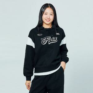 [소이]여자 겨울이월 블랙카라맨투맨셋업티(24W5757)