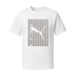 푸마 그래픽 워딩 반팔티 화이트 684825-02