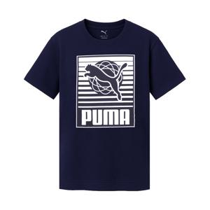 푸마 그래픽1 K 반팔티 네이비 685803-16