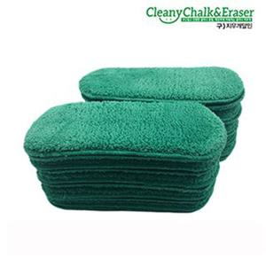 아레이져 극세사 패드 (중) x 10개묶음 칠판지우개 문구 사무용품 일반사무용품 칠판지우개 지우개