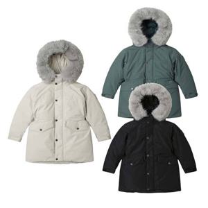 아동공용 풍성한 퍼가 매력적인 야상 덕다운자켓[1BKPAWU001]