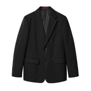 구찌 GG 코튼 블렌드 캔버스 자켓 798524Z7AFQ 1000 BLACK