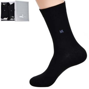 심플 베이직 미치코 런던 블랙 컬러 신사 장목 양말0049ip