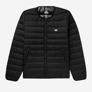 단톤 이너 다운 크루넥 자켓 경량 패딩 블랙 DT-A0025