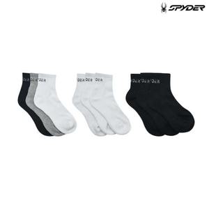 [스파이더] 남성 베이직 중목 양말 3PACK SPJPANSC122M
