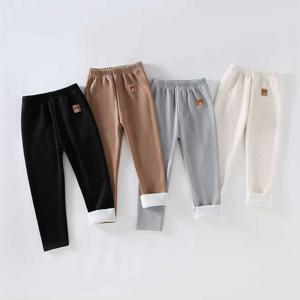 라벨곰 남아여아 기모 골지 레깅스 팬츠 205910