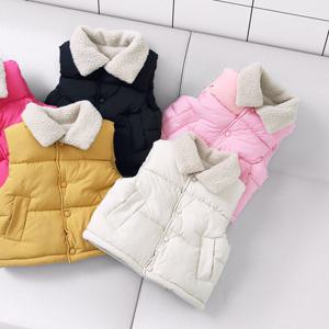 베이직데이 남아여아 양털 패딩 조끼 206038