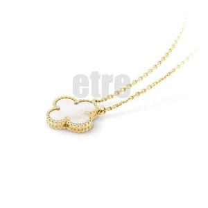 반클리프 목걸이 여성용 빈티지 알함브라 펜던트 마더오브펄 VCARA45900