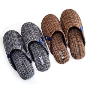 투톤라벨 실내화 (선택) 260-270 푹신한 남녀 거실화