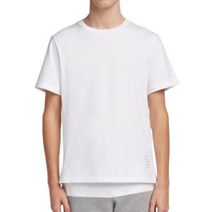 톰브라운 사이드 슬릿 릴렉스핏 반팔 티셔츠 MJS067A 00042 100