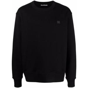 아크네 스튜디오 페이스 패치 맨투맨 블랙 CI0131 900