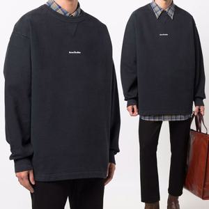 아크네스튜디오 로고 오버핏 기모 맨투맨 BI0138 900