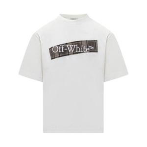 오프화이트 반팔 티셔츠 OMAA120F25JER00N 0110 WHITE BL