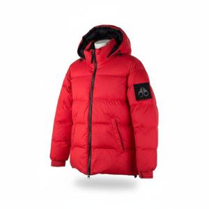 무스너클 M30LJ136 796 006105C 공용 블랙 레드 리버시블 구스 푸퍼 패딩