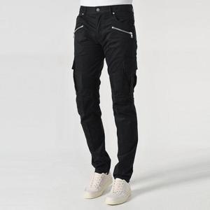 발망 지퍼 남성 카고팬츠 블랙 YH1MH015 CB88 0PA