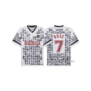 [마틴로즈] SS25 남성 프린트 풋볼 티셔츠 179JT07021 WHITE