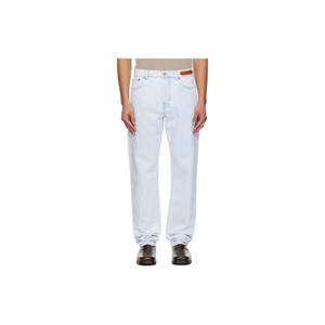 랑방 청바지 블루 레귤러 데님 진 252254M186001