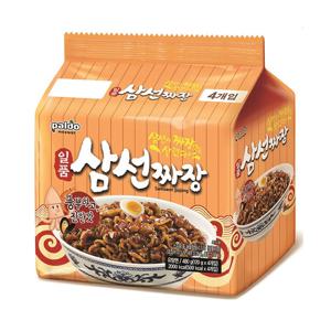 봉지라면 팔도 일품 삼선짜장 120g 32개