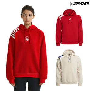 [스파이더] 공용 다이애고널 프린트 후드 티셔츠 SPGFCNHD301U