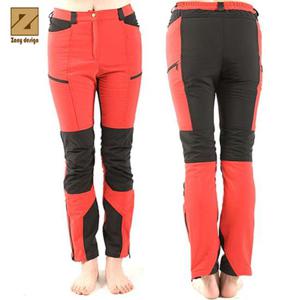 기모바지 여성 윈터 기모 등산 바지 레드 밴딩 겨울등산복