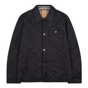 버버리 8110270 리버시블 퀼팅 나일론 오버셔츠