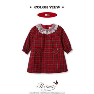 [페리미츠]베이비메리체크원피스 P2346O662 0_KG