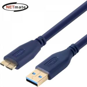 강원전자 넷메이트 USB3.0 AM-MicroB 케이블 0.5m NM-UM305DB