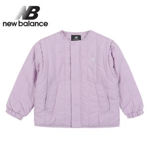 뉴발란스 키즈 소매 탈착 퀼팅 점퍼(NK9QDB492U-70)_바이올렛