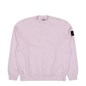 25 FW 스톤 아일랜드 로고 패치 라운드넥라인 스웨트셔츠 핑크 K2S156100021S0210