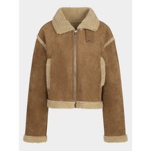 [카라]KARRA (77까지)양털하이넥무스탕자켓_A5W0373