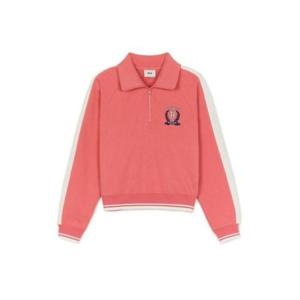 MLB긴팔티 RQC 3FMTV0644-43PKS 스포티브 바시티 트랙 크롭 반집업 맨투맨