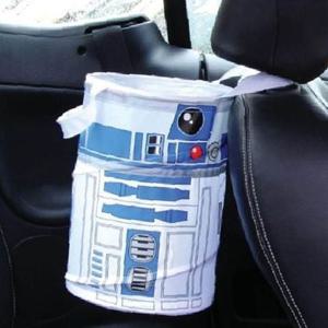 (영국 팔라돈정품) 스타워즈 R2-D2 차량용 쓰레기통