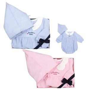 HP블루독베이비26년SS 큐티체크세트바디수트2종택1 4617004011.12