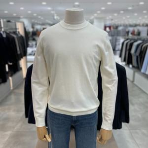 [지오지아]모달 메리노울 풀오버 라운드 니트티_ABF4ER1101_IV_D